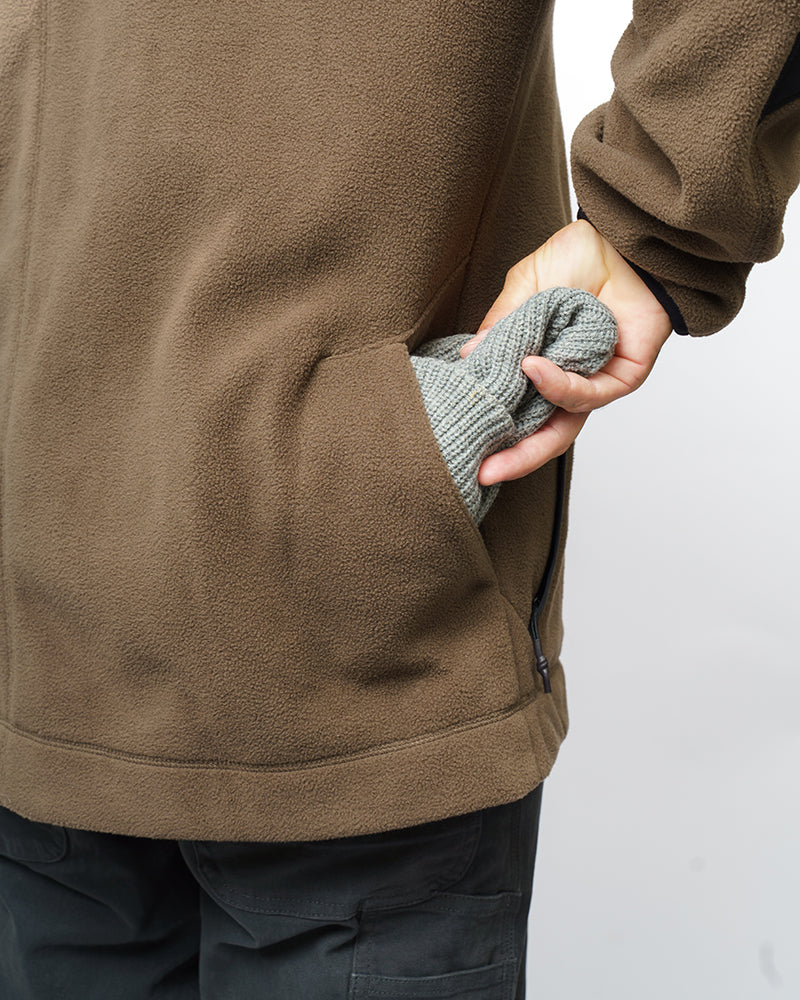 Load image into Gallery viewer, Bruin Fleece Zip Up- Major Brown
