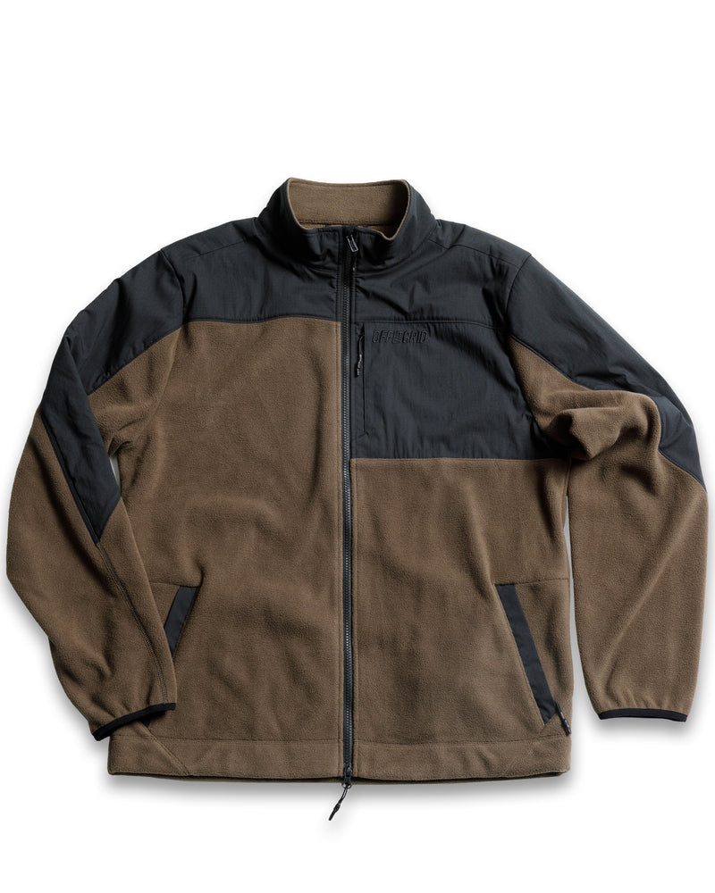 Load image into Gallery viewer, Bruin Fleece Zip Up- Major Brown
