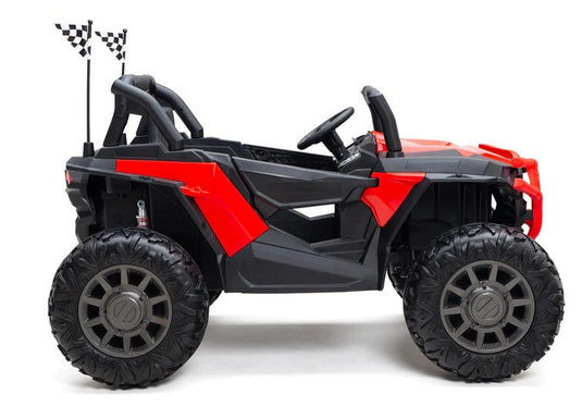 2-Seater 24V Electric Ride-On ATV Buggy with Magic Cars Remote Control for Kids