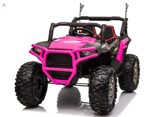 2-Seater 24V Electric Ride-On ATV Buggy with Magic Cars Remote Control for Kids