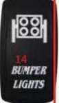 Load image into Gallery viewer, D2D LED Rocker Switch – Laser Etched, Waterproof
