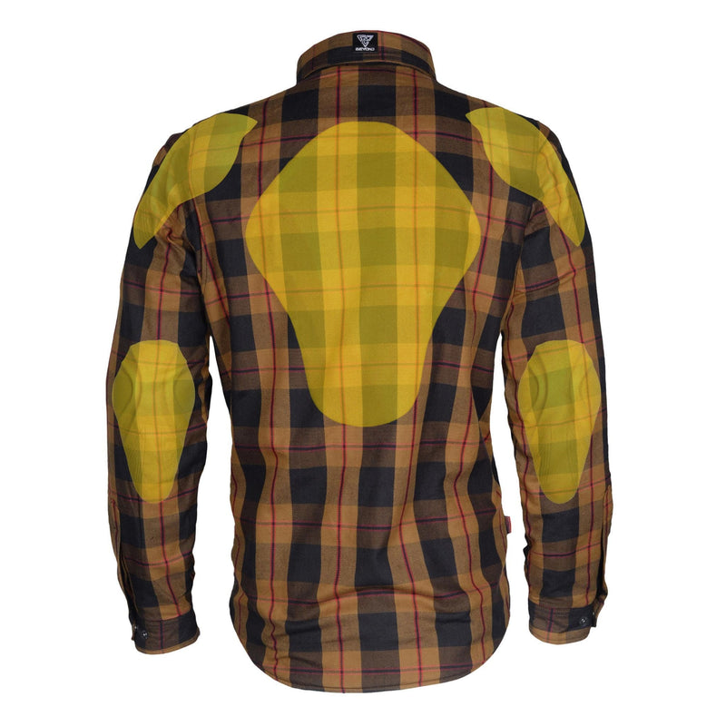 Load image into Gallery viewer, Protective Flannel Shirt - Brown Black Red

