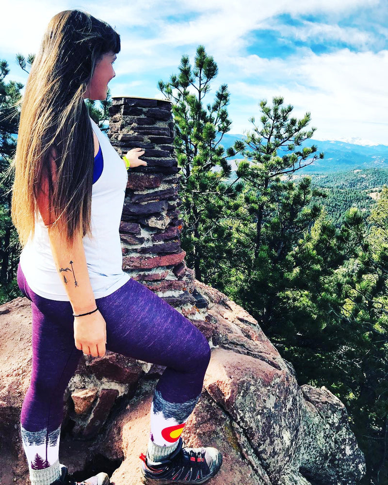 Load image into Gallery viewer, Burgundy Native Yoga Pants
