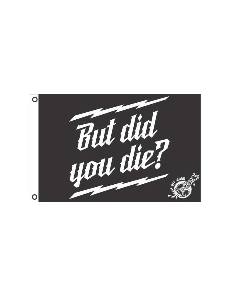 Load image into Gallery viewer, But did you Die? Flag 2' x 3'
