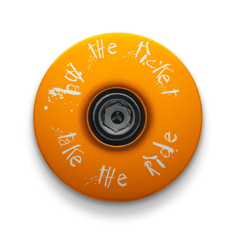 Load image into Gallery viewer, Buy The Ticket Take The Ride Bicycle Headset Cap
