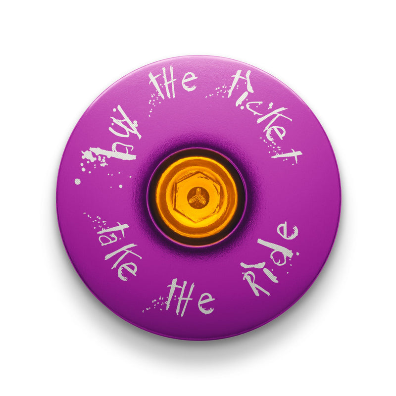 Load image into Gallery viewer, Buy The Ticket Take The Ride Bicycle Headset Cap
