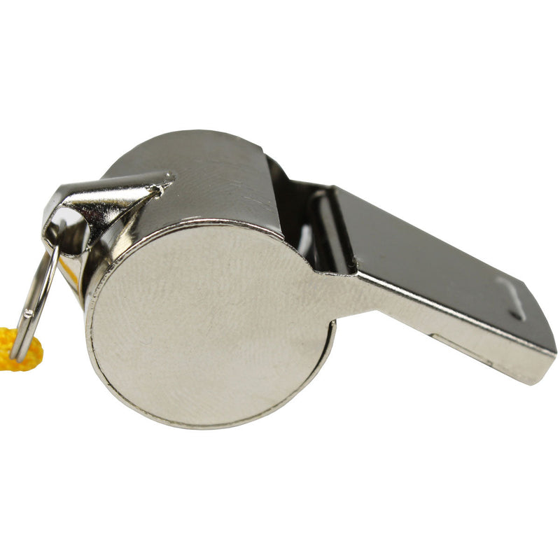 Load image into Gallery viewer, Metal Whistle with Lanyard
