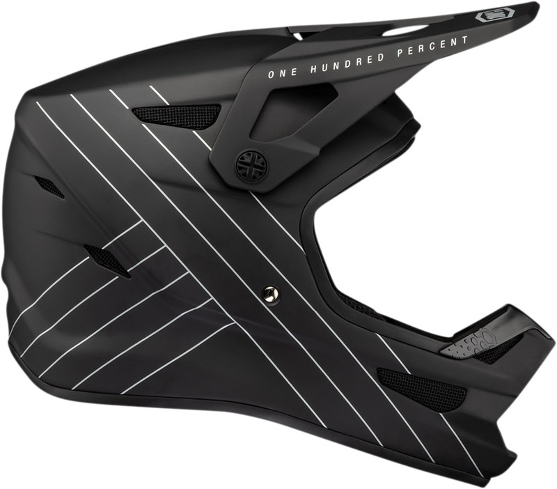 Load image into Gallery viewer, 100% Status Helmet - Black - Medium 80010-00003
