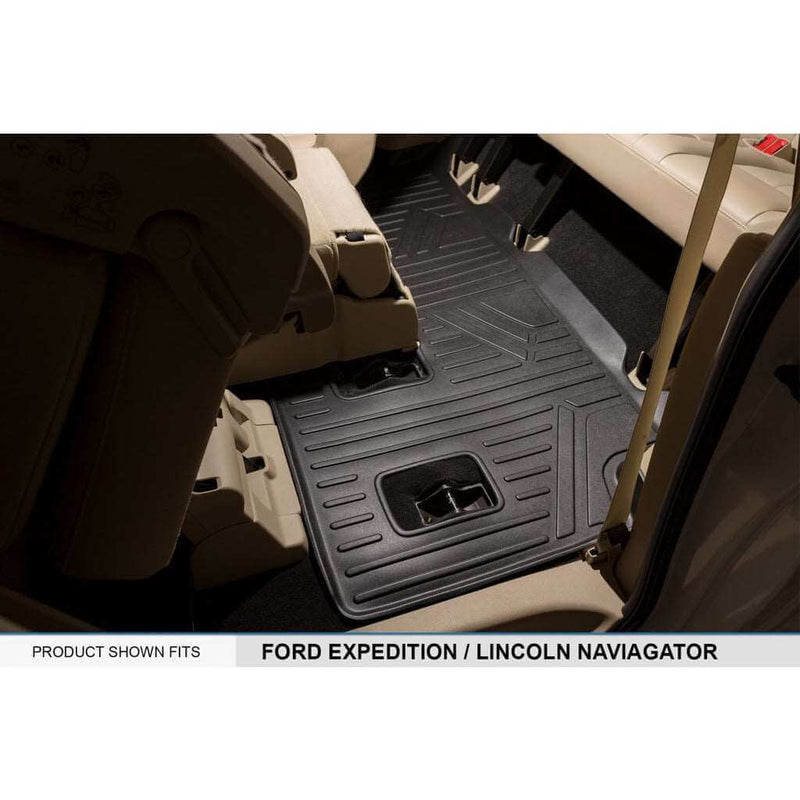 Load image into Gallery viewer, Smart Trim™ Custom Fit Floor Liners For 2011 - 2017 Ford Expedition EL/ Lincoln Navigator (with Console)
