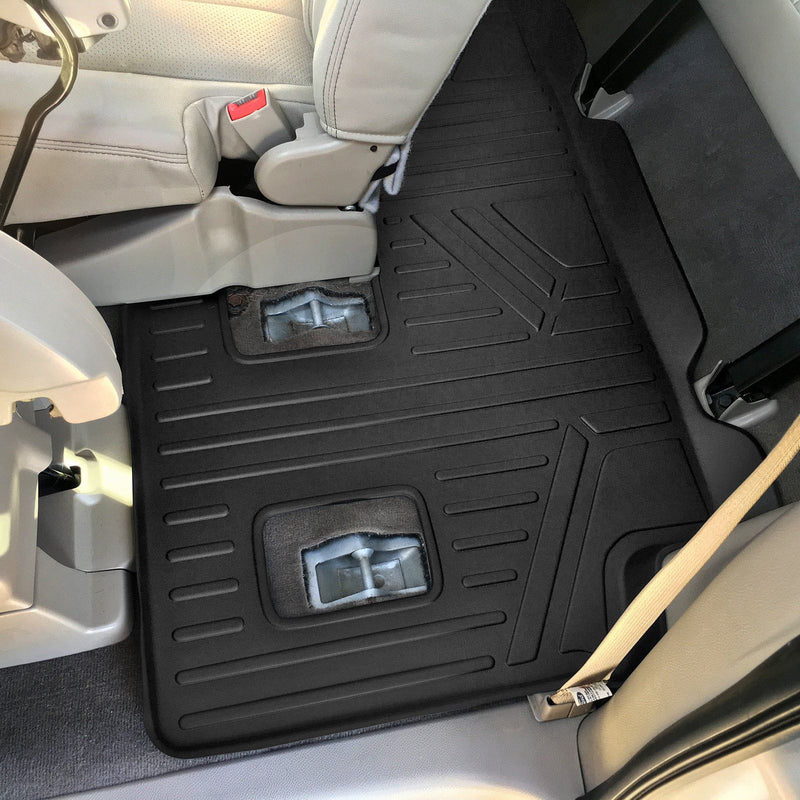 Load image into Gallery viewer, Smart Trim™ Custom Fit Floor Liners For 2011 - 2017 Ford Expedition EL/ Lincoln Navigator (with 2nd Row Bench Seat or Console)
