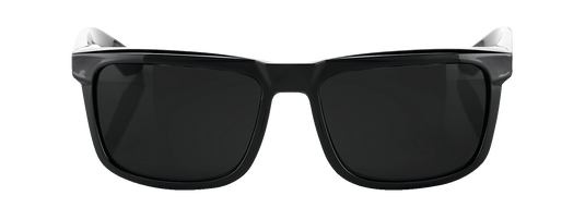 100% Blake Sunglasses - Polished Black - Grey PeakPolar 60028-00000