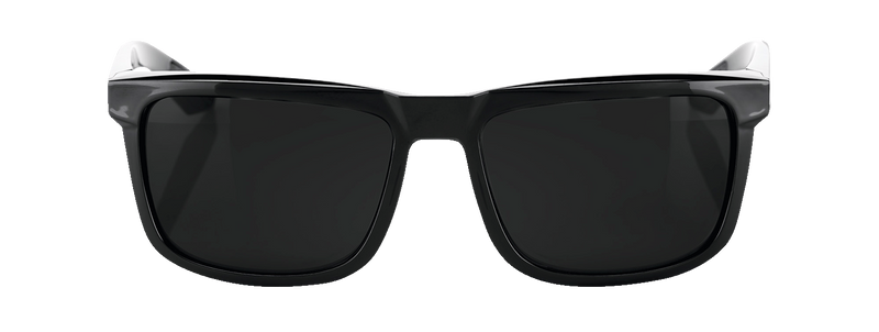 Load image into Gallery viewer, 100% Blake Sunglasses - Polished Black - Grey PeakPolar 60028-00000
