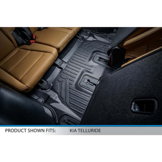 SMARTLINER Custom Fit Floor Liners For 2020-2025 Kia Telluride with 2nd Row Bucket Seats With Center Console