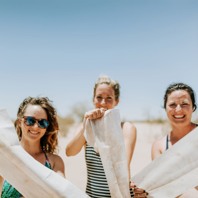 Load image into Gallery viewer, 10-pack Shower Pouch XL (2&#39; x 1&#39;) Body Wipes
