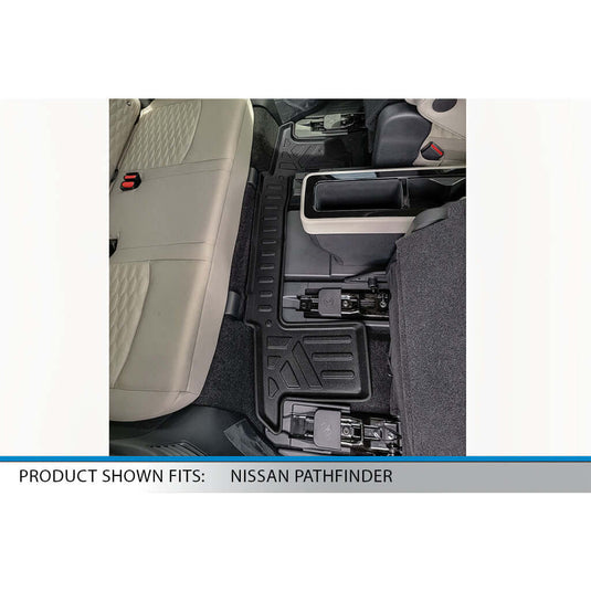 SMARTLINER Custom Fit Floor Liners For 2022-2025 Nissan Pathfinder (7 Passenger)