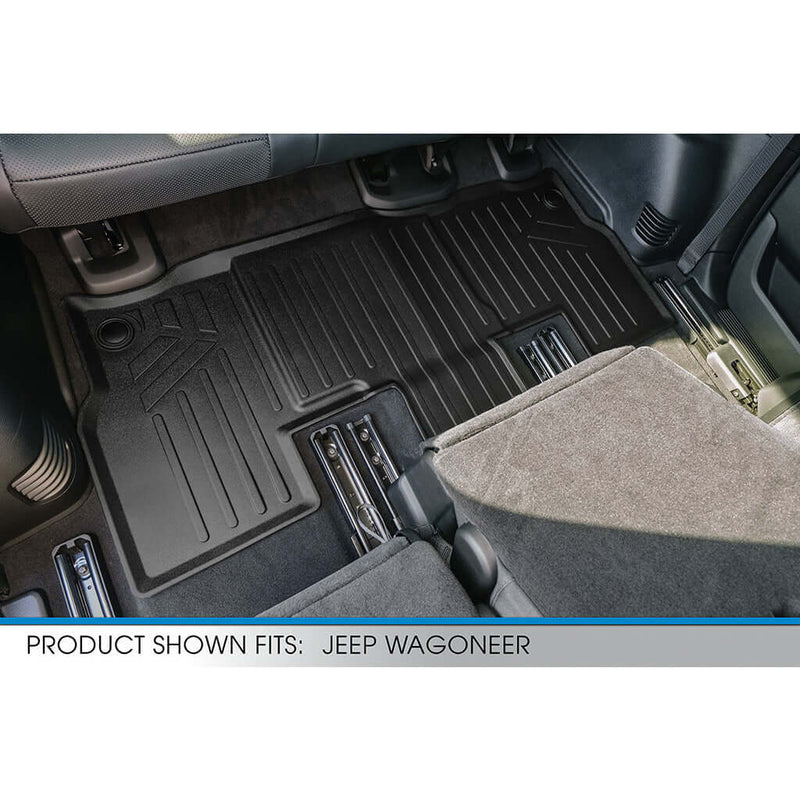 Load image into Gallery viewer, SMARTLINER Custom Fit Floor Liners For 2022-2025 Jeep Grand Wagoneer (8 Passenger Model)

