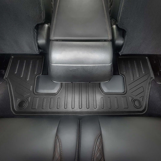 SMARTLINER Custom Fit Floor Liners For 2021-2025 Jeep Grand Cherokee L w/ 2nd Row Bucket Seats and center console (No subwoofer)