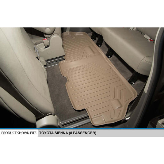 SMARTLINER Custom Fit Floor Liners For 2011-2012 Toyota Sienna (8 Passenger Model)
