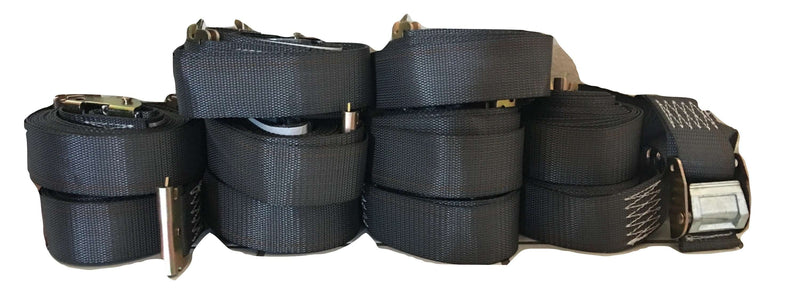 Load image into Gallery viewer, 2&quot; x 16 Ft  Interior Van Cam Buckle E-Track Strap w/ Spring E Fittings | 10 PACK

