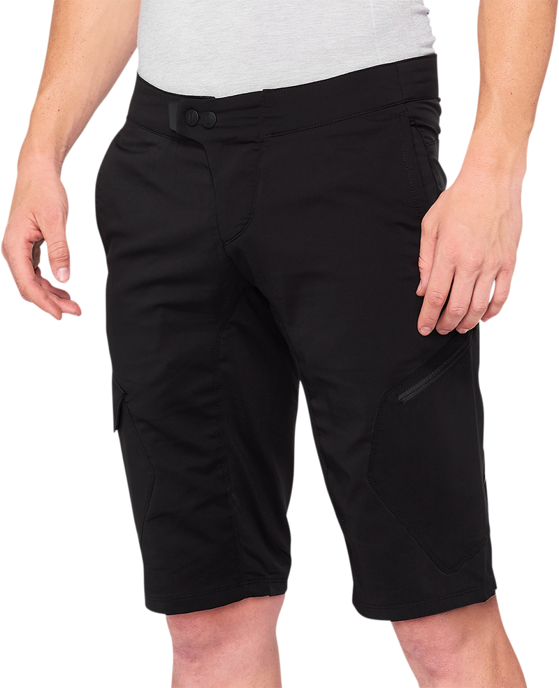 Load image into Gallery viewer, 100% Ridecamp Shorts - Black - US 32 40029-00002
