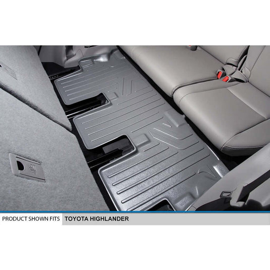 SMARTLINER Custom Fit Floor Liners For 2014-2019 Toyota Highlander Hybrid (with 2nd Row Bench Seat)