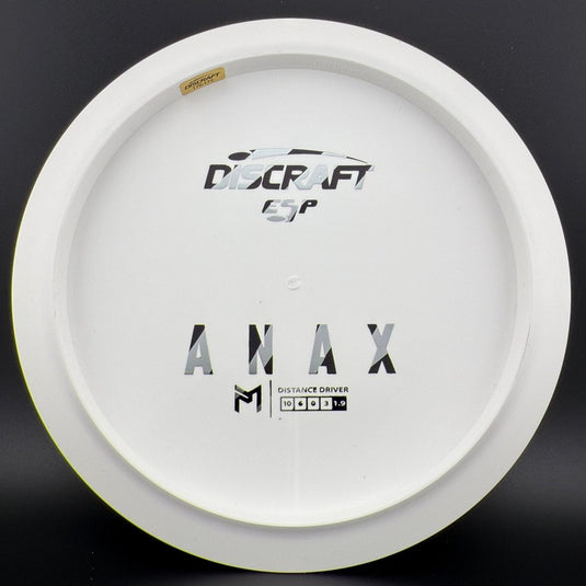 White ESP Anax - Bottom Stamp Dyer's Delight - Paul McBeth