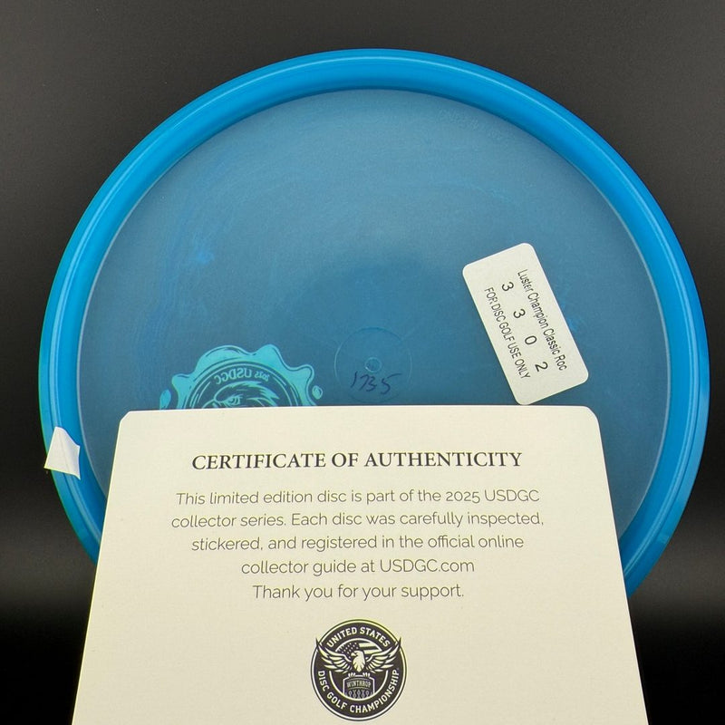 Load image into Gallery viewer, Luster Champion Classic Roc - USDGC Wax Seal - Small Batch 1/75
