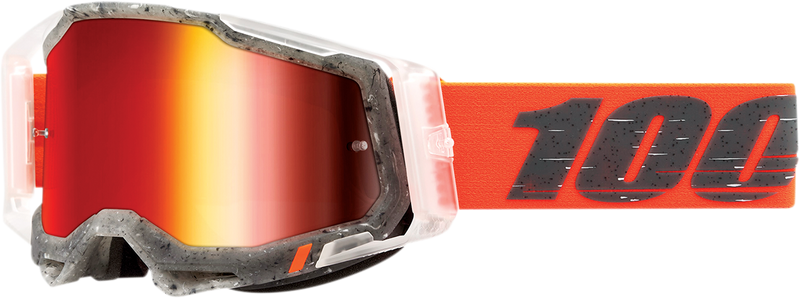 Load image into Gallery viewer, 100% Racecraft 2 Goggles - Schrute - Red Mirror 50010-00014
