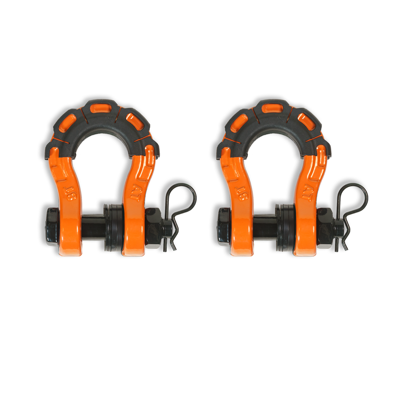 Load image into Gallery viewer, 3/4” Forged Steel D-shackle set (8T) (LIFE TIME WARRANTY*)
