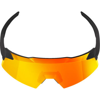 Load image into Gallery viewer, 100% Aerocraft Sunglasses - Soft Tact Black - HiPER Red 60032-00010
