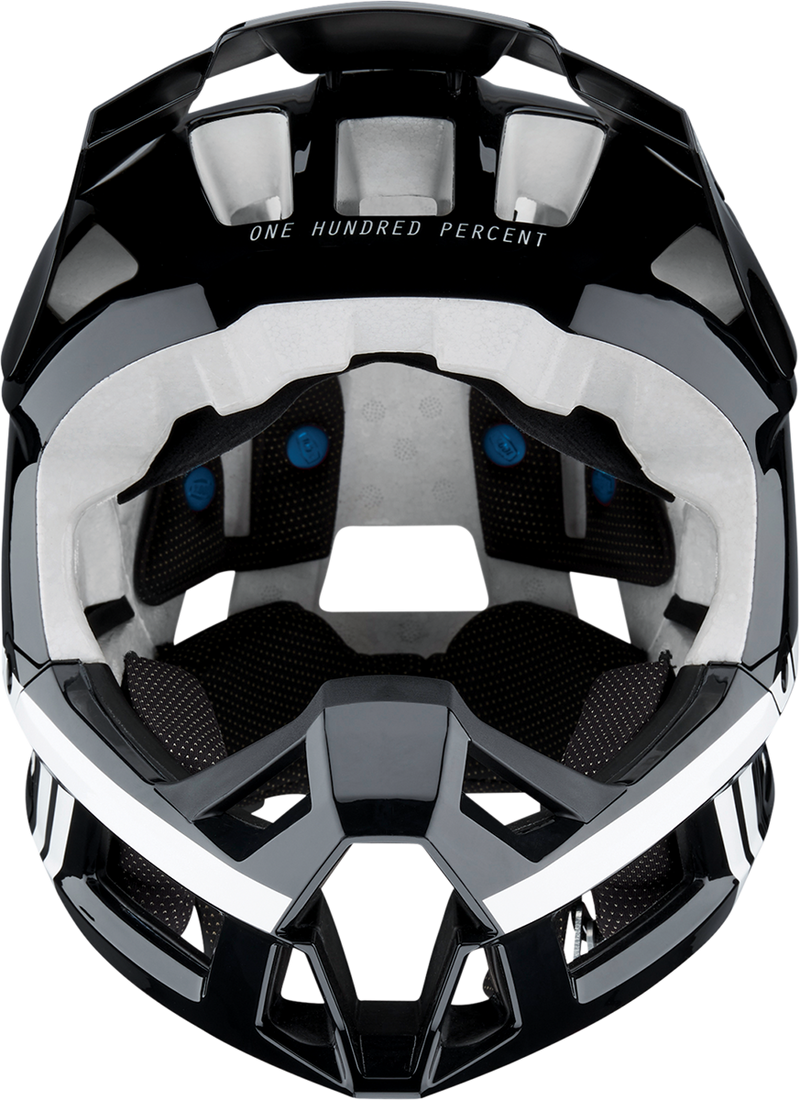 Load image into Gallery viewer, 100% Trajecta Helmet - Fidlock - Black/White - Medium 80003-00006
