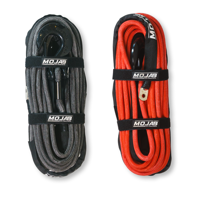 Load image into Gallery viewer, 1/2'' x 78' Double Braided Winch Rope with removeable forged winch hook
