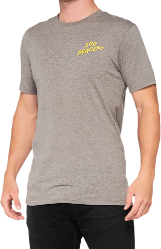 100% Dakota T-Shirt - Heather Gray - Large 32130-188-12