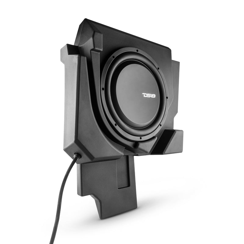 Load image into Gallery viewer, Can-Am Maverick X3 12&quot; Under Seat Subwoofer Enclosure Driver Side - PSW12.4D Shallow Water Resistant Subwoofer Included
