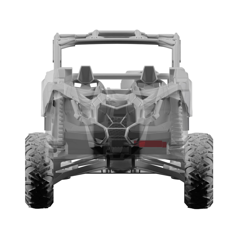 Load image into Gallery viewer, Can-Am Maverick X3 12" Under Seat Subwoofer Enclosure Driver Side - PSW12.4D Shallow Water Resistant Subwoofer Included
