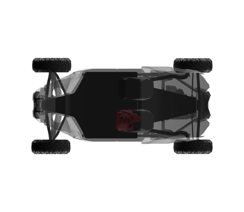 Load image into Gallery viewer, Can-Am Maverick X3 12&quot; Under Seat Subwoofer Enclosure Driver Side - PSW12.4D Shallow Water Resistant Subwoofer Included
