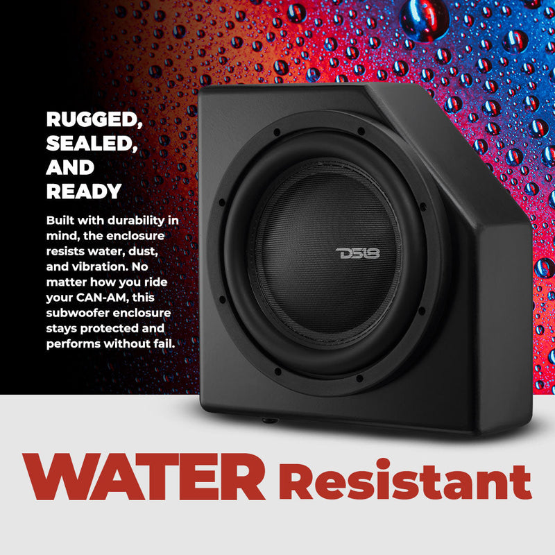 Load image into Gallery viewer, Can-Am 10” Under-Seat Subwoofer Enclosure for 4-Door Maverick X3 (2017-Up) - Rear Driver Side
