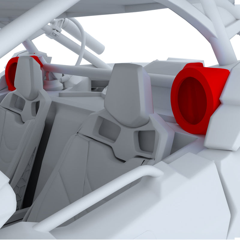Load image into Gallery viewer, Can-Am Maverick X3 Rear B-Pilar Speaker Pods for 6.5” Speakers
