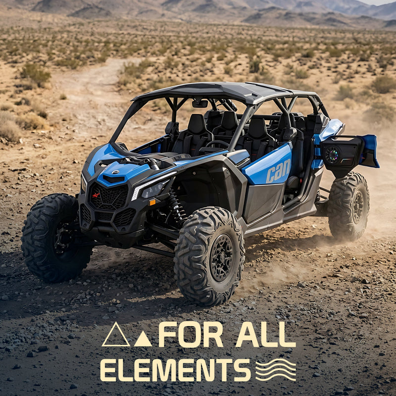 Load image into Gallery viewer, Can-Am Maverick X3 (2017-Up) Rear Door Speaker Panels with Digital LED Badge
