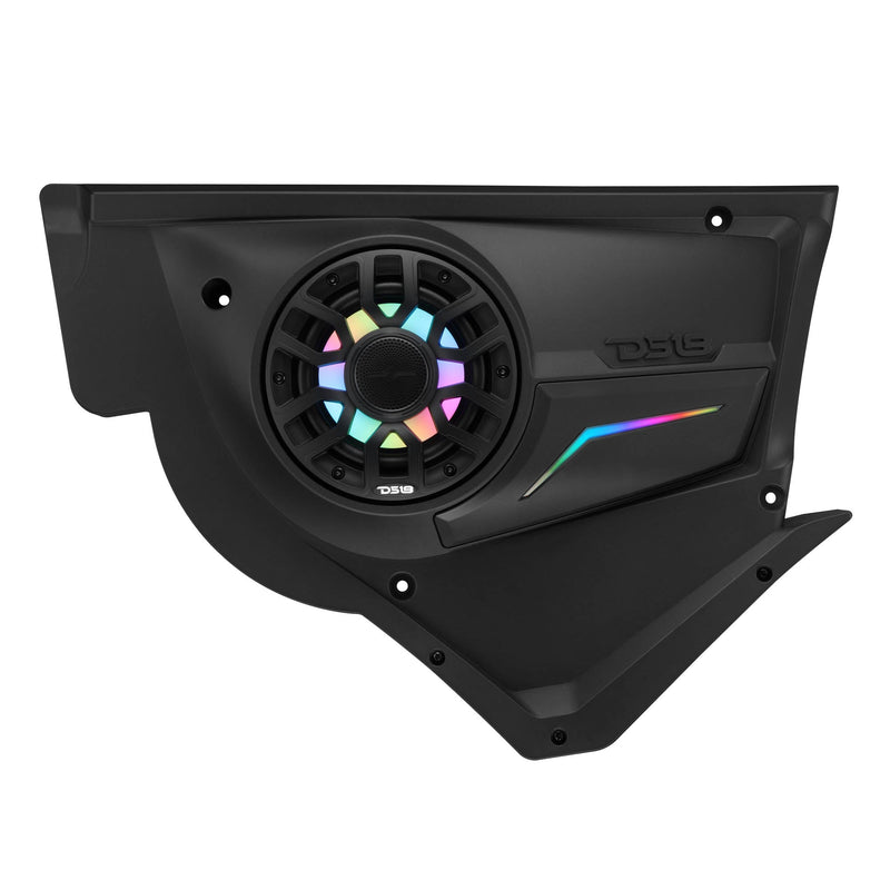 Load image into Gallery viewer, Can-Am Maverick X3 Door Speaker Panels Loaded with NXL-IQ 6.5" 2-Way Coaxial Marine Speakers and Digital LED Badge
