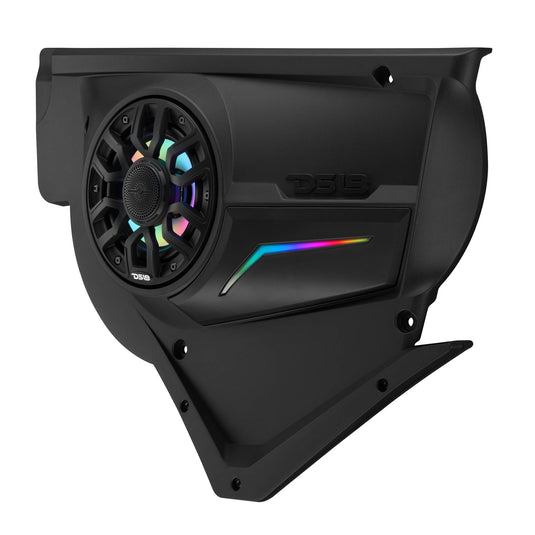 Can-Am Maverick X3 Door Speaker Panels Loaded with NXL-IQ 6.5" 2-Way Coaxial Marine Speakers and Digital LED Badge