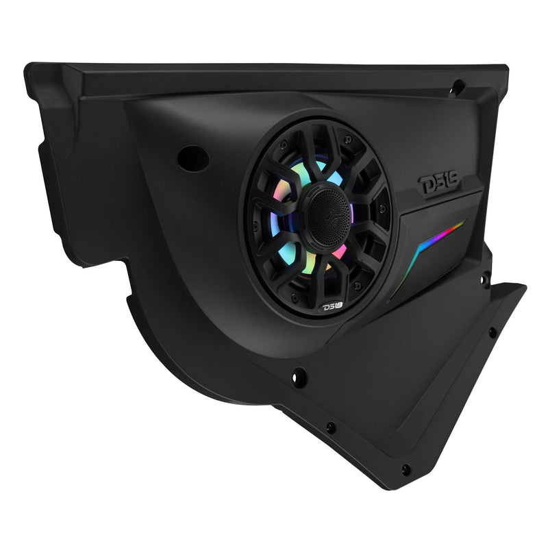 Load image into Gallery viewer, Can-Am Maverick X3 Door Speaker Panels Loaded with NXL-IQ 6.5" 2-Way Coaxial Marine Speakers and Digital LED Badge
