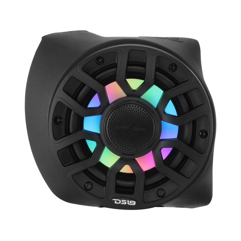 Load image into Gallery viewer, Can-Am Maverick X3 Rear B-Pillar Speaker Pods Loaded with NXL-IQ 6.5" 2-Way Coaxial Marine Speakers and Digital LED Lights
