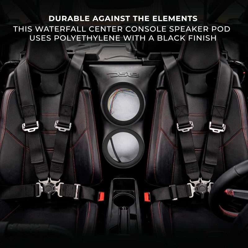 Load image into Gallery viewer, Can-Am Maverick X3 (2017-Up) Waterfall Center Console Speaker Pod – Fits Dual 6.5” Speakers

