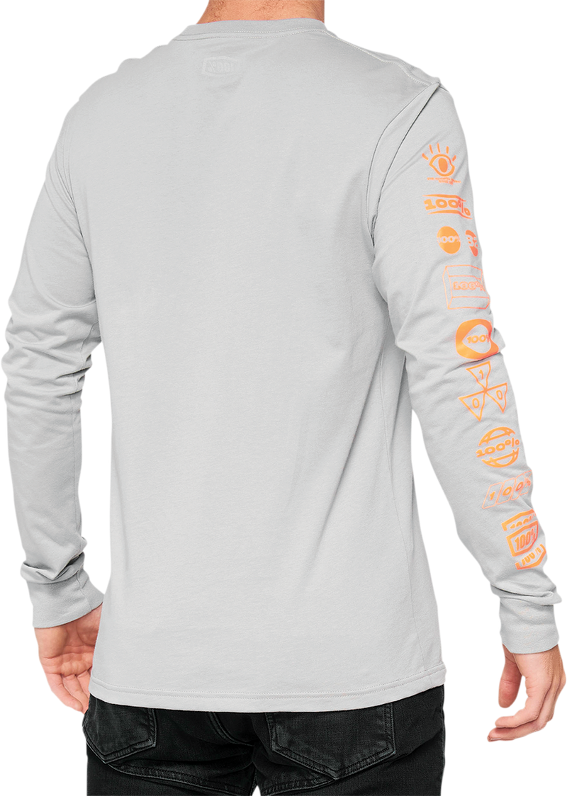 Load image into Gallery viewer, 100% Retro Future Long-Sleeve T-Shirt - Vapor - Small 33007-404-10
