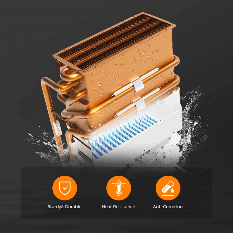 Load image into Gallery viewer, Camplux Instant Indoor Tankless Gas Water Heater 5.28 GPM | Gray
