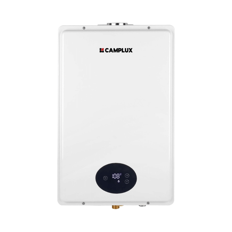 Load image into Gallery viewer, Camplux Instant Indoor Tankless Gas Water Heater 5.28 GPM | White
