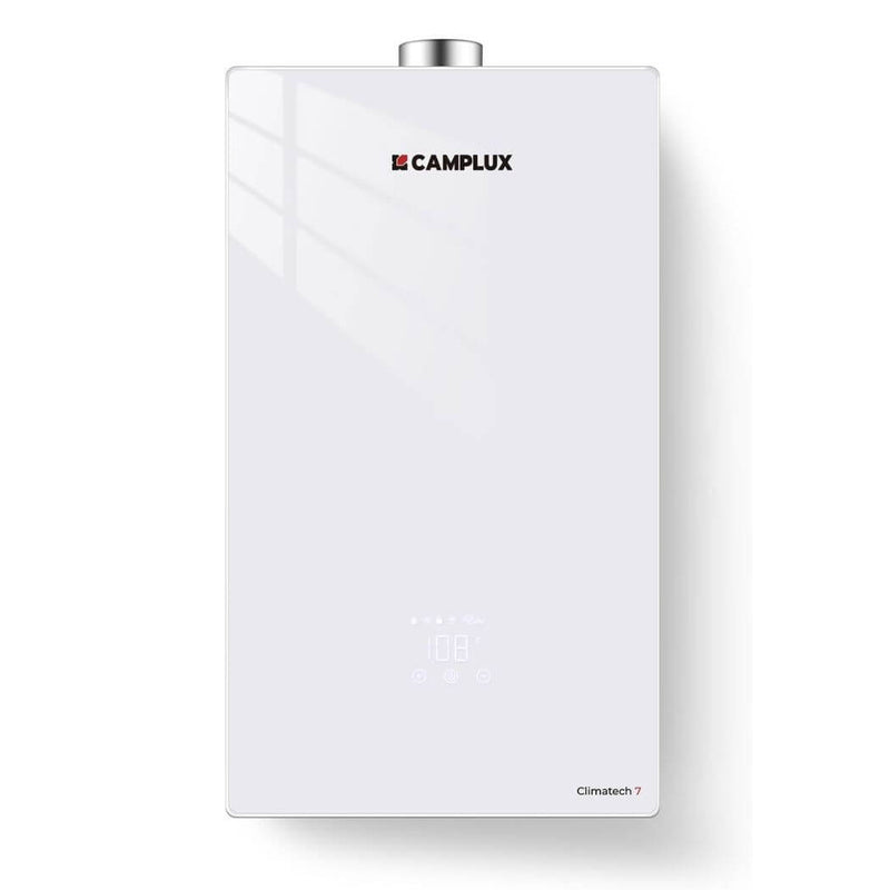 Load image into Gallery viewer, Camplux Climatech-7 Indoor Tankless Gas Water Heater 6.86 GPM | White
