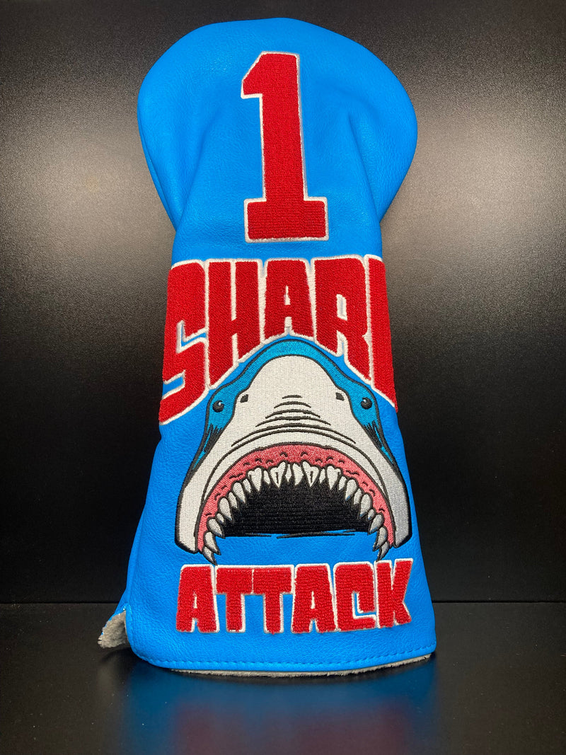 Load image into Gallery viewer, Shark Attack Letterman Headcover

