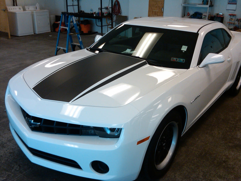 Load image into Gallery viewer, Hood Cover And Spear Decals for 2010-2012 Chevrolet Camaro
